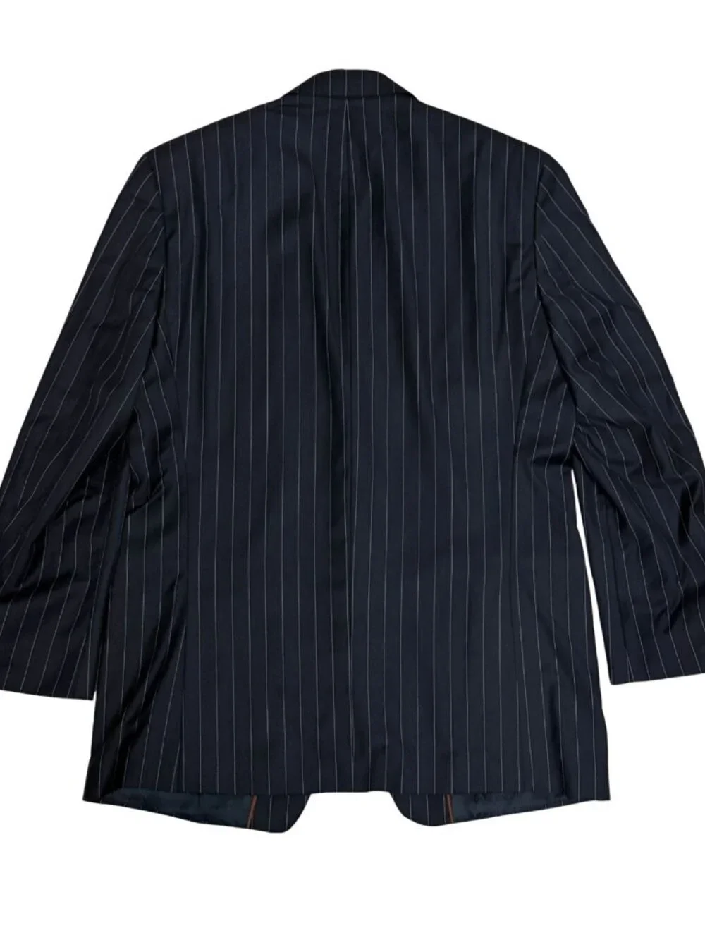 MICHAEL KORS VINTAGE Pinstripe SUIT WOOL Black Business Blazer & Pants Mens 42L